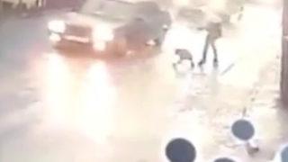 Okula giden çocuğa pitbull saldırdı, çelme takarak durdurulabildi