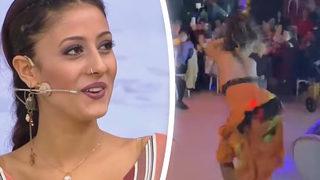 Solmaz Çiros yine kalça dansı yaptı! Görenler Artık beceremiyorsun oyunu dedi