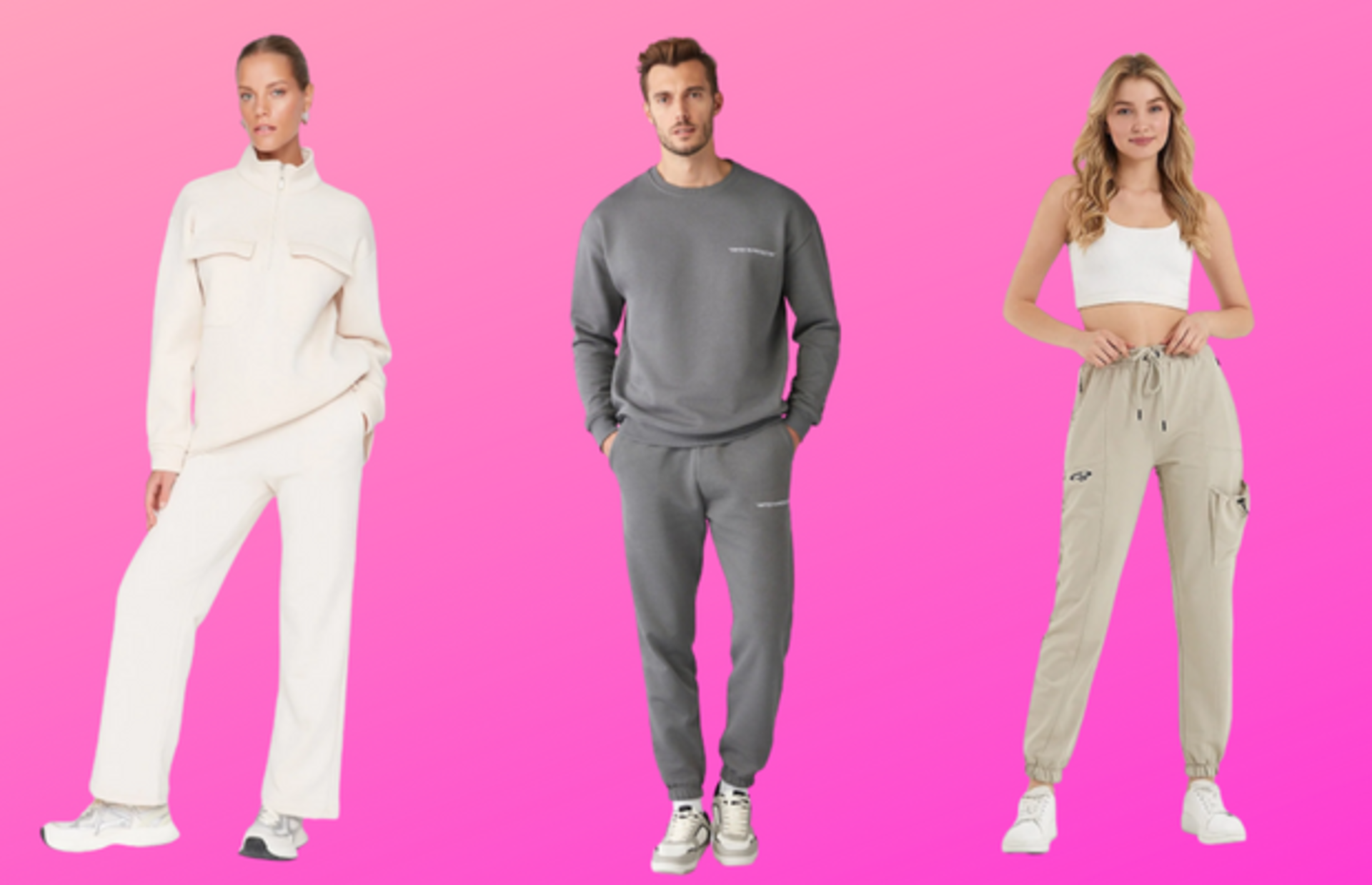 Soğuk havalarda üstünüzden çıkarmak istemeyeceğiniz sıcak tutacak rahat ve şık eşofman modelleri