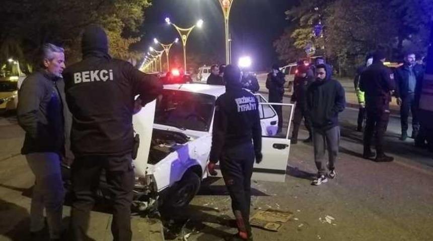 Erzincan’da trafik kazası: 1 yaralı