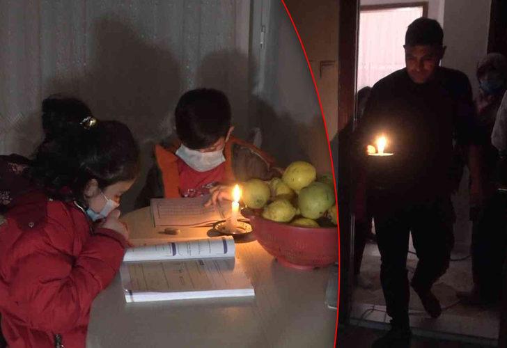 İlkokullu çocuklar evde montla mum ışığında ders çalışıyor! Ev sahibi binayı satın alınca işler değişti: Engelli annesini göndermek zorunda kaldı