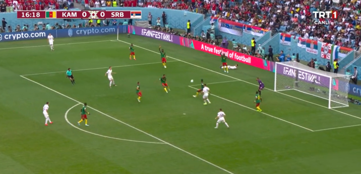Spiker bile şaşırdı, kimse inanamadı! Kamerun - Sırbistan maçına Aleksandar Mitrovic'in kaçırdığı gol damga vurdu... G1