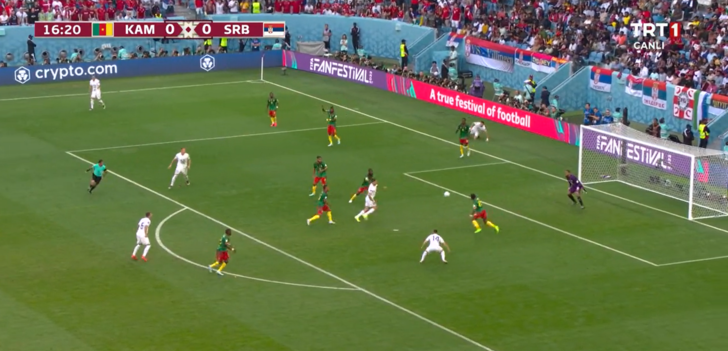 Spiker bile şaşırdı, kimse inanamadı! Kamerun - Sırbistan maçına Aleksandar Mitrovic'in kaçırdığı gol damga vurdu... G4