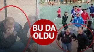 Süper Amatör Lig maçında inanılmaz olay! Sahaya davul tokmağı attı, polisi yaraladı... Yaralı polis hastaneye kaldırıldı