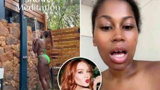 Hayatını değiştiren meditasyon yöntemini paylaştı! Lindsay Lohan gibi ben de duşta meditasyon yapıyorum