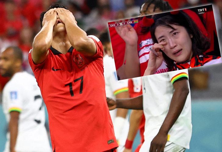 Gana Güney Kore'yi 3-2 mağlup etti! Maçın ardından gözyaşlarını tutamadılar