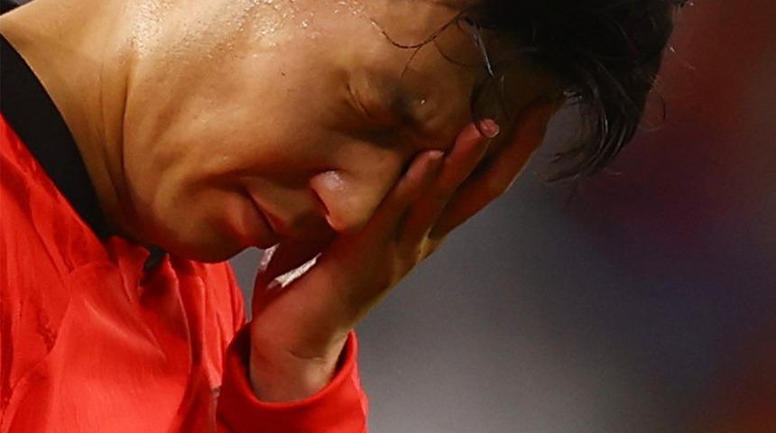 Dünya Kupası'nda Heung Min Son'a büyük ayıp! Ağlarken fotoğrafını çektiler