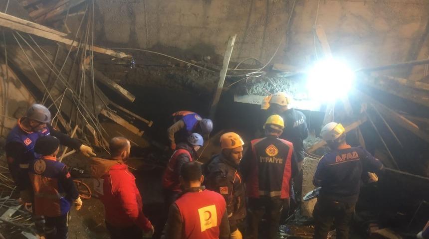 Iğdır'da yurt inşaatındaki göçükte enkaz altında kalan işçinin cansız bedenine ulaşıldı