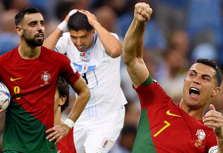 Portekiz Uruguay'ı 2-0 mağlup etti! Ronaldo düşman çatlattı, ülkesini son 16 turuna taşıdı