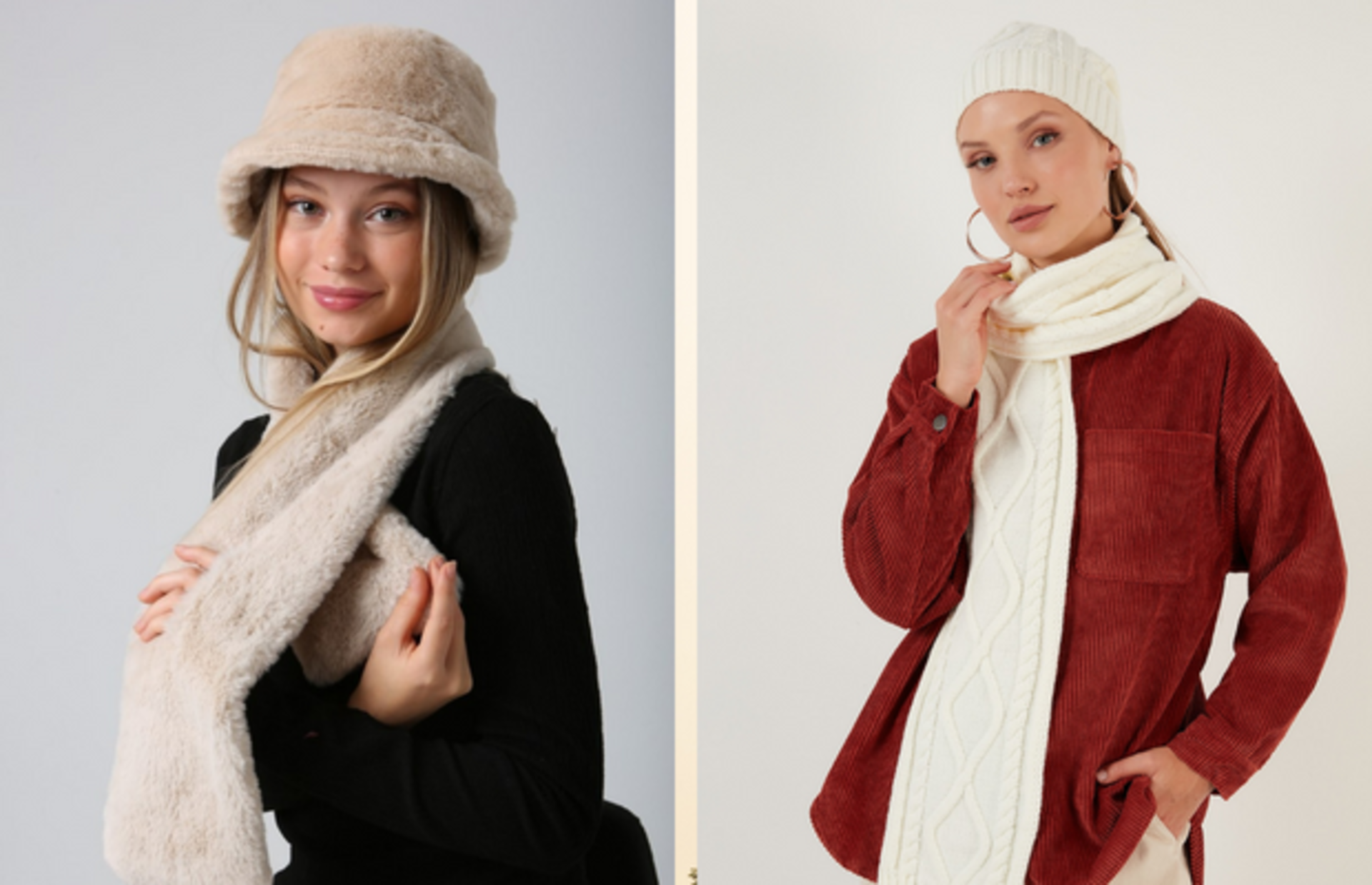 Aldığınız için kendinize teşekkür edeceğiniz soğuk havalarda sıcacık tutan atkı ve bere setleri