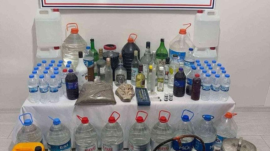 Niğde’de kaçak içki operasyonu: 6 gözaltı