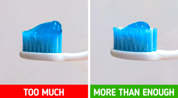  Reklamlarda gösterilen gereğinden fazla diş macunu 