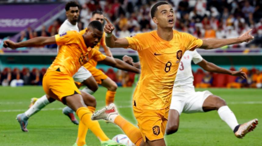 Hollanda Katar'ı 2-0 mağlup etti! Yıldız oyuncu tarihe geçti, ev sahibi puansız bitirdi