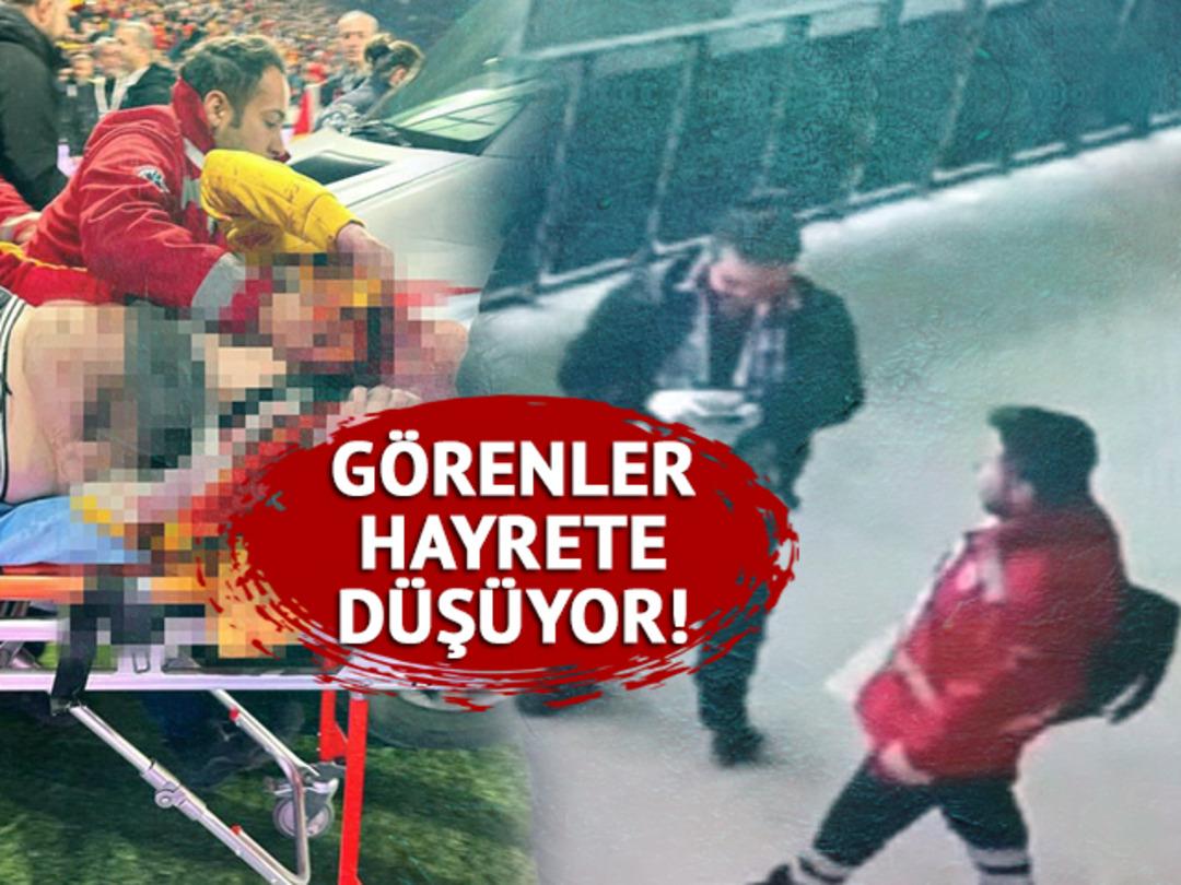 Stadyuma 'cephanelik' sokmuşlar! G&ouml;ztepe - Altay ma&ccedil;ında ambulans şof&ouml;rlerinin misafir trib&uuml;n&uuml; tuvaletine bıraktığı yanıcı maddeler basına g&ouml;sterildi...