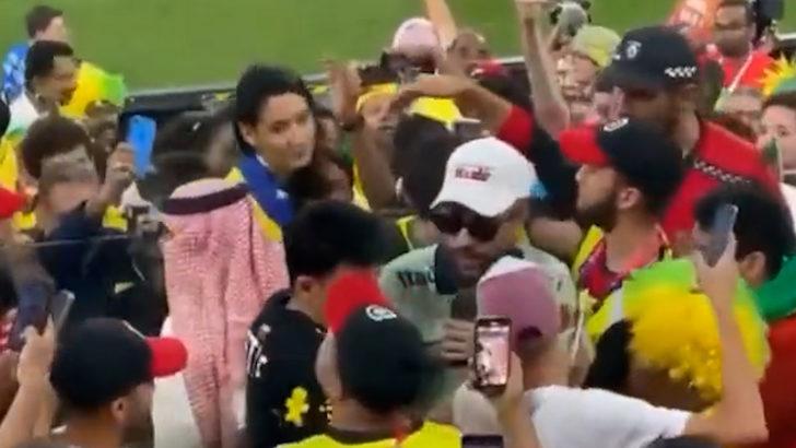 Dünya Kupası'na ''Sahte Neymar'' damga vurdu! Canını zor kurtardı, stadyumdan ayrıldı... G1