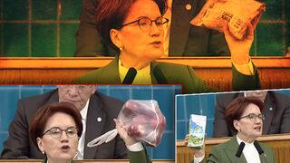 Son dakika | Kürsüden hepsini tek tek gösterip artış rakamlarını açıkladı! Süt, domates, yoğurt, toz şeker... Akşener'den Erdoğan'a enflasyon tepkisi