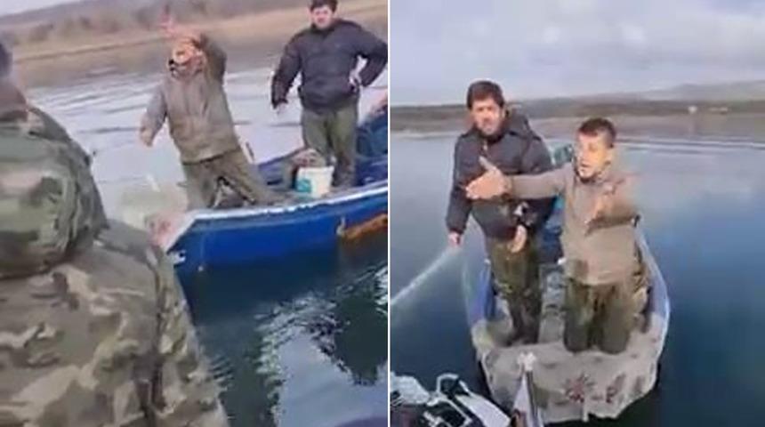 Kayık üzerinde hakaret, tehdit havada uçuştu! 'Ekmek için öldürürüz, daha önce yaptık da'