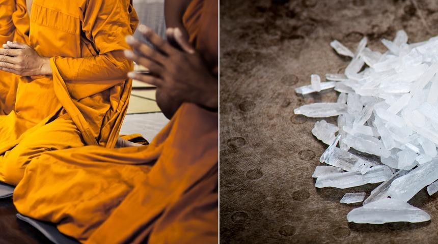 Tüm keşişleri uyuşturucu testinden geçemeyince Budist tapınağı bomboş kaldı!