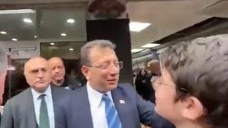 İmamoğlu bu tepkiyi beklemiyordu! Yanlış geldiniz başkanım diyen gence 'Kartalkaya' teklifi... Zorla söylettirdiler çocuğa