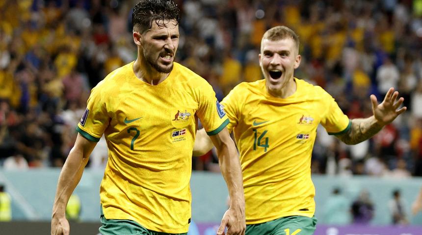 Avustralya Danimarka'yı 1-0 mağlup etti! Kupada büyük sürpriz! Elendiler...