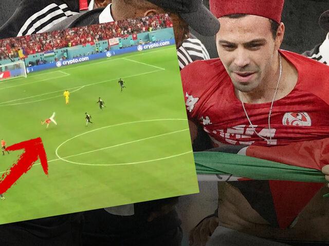 Sahaya daldı, takla şov yaptı, tribünler dakikalarca alkışladı