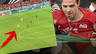 Tunus-Fransa maçında görülmemiş olay! Sahaya daldı, takla şov yaptı, tribünler dakikalarca alkışladı