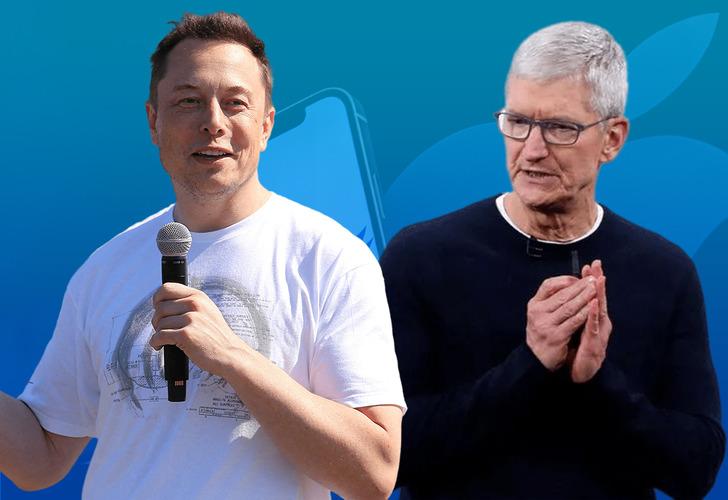 Elon Musk ile Apple arasında dünyanın en kısa teknoloji savaşı! Başlamasıyla bitmesi bir oldu: Musk ile Tim Cook...