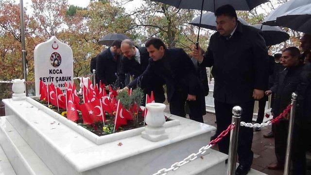 Çanakkale kahramanı Koca Seyit mezarı başında alındı