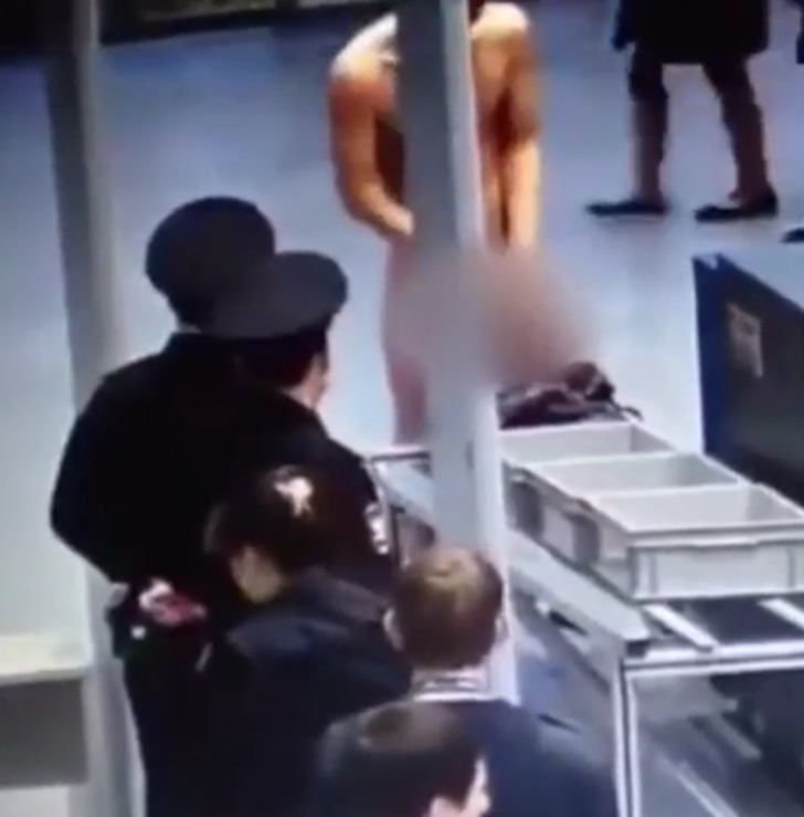 Güvenlik önlemleri canından bezdirdi! Sonunda havalimanındaki X-ray cihazından çırılçıplak geçti G5