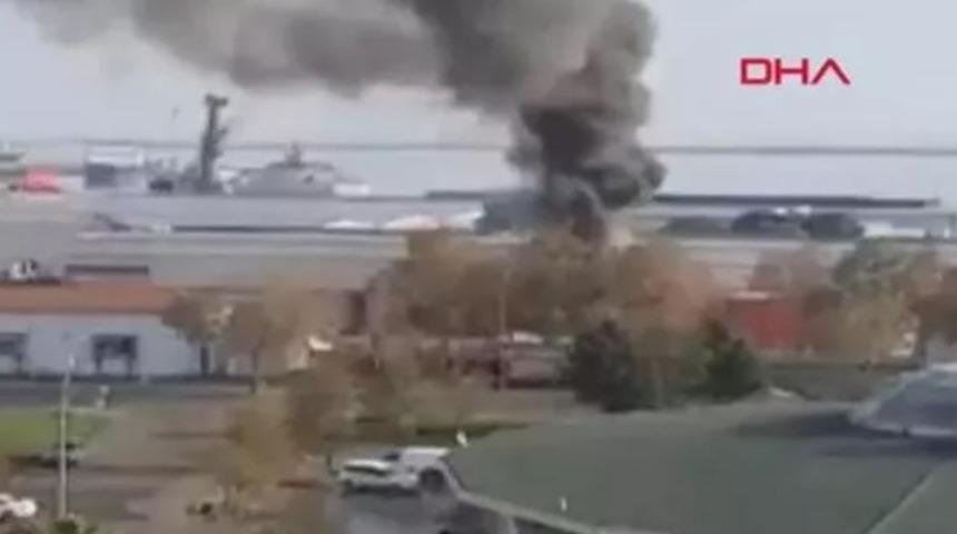 Son dakika Samsun'da patlama! Samsun'da neden patlama oldu? Samsun limanı nerede?