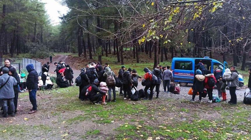 Marmaris ve Ortaca kırsalında 127 g&ouml;&ccedil;men yakalandı