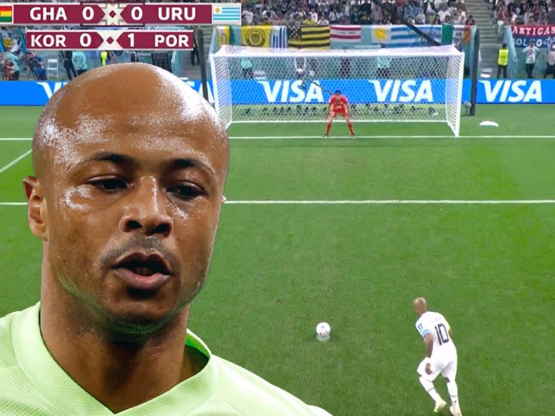 Son dakika: Andre Ayew ka&ccedil;ırdı, tarih tekerr&uuml;r etti! Gana'nın Uruguay karşısındaki 12 yıllık penaltı laneti 2022 D&uuml;nya Kupası'na da sı&ccedil;radı...