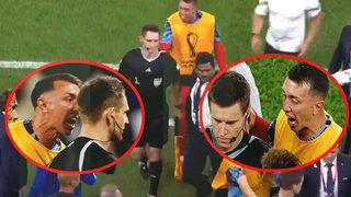 Son dakika: Uruguay Dünya Kupası'ndan elendi, ortalık fena karıştı! Fernando Muslera sahaya daldı, hakemi itti!