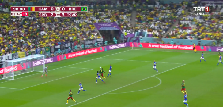 Son dakika: Aboubakar yine sahnede! Kamerun - Brezilya maçında Dünya Kupası tarihine geçen an! Golü attı, oyundan atıldı... G2