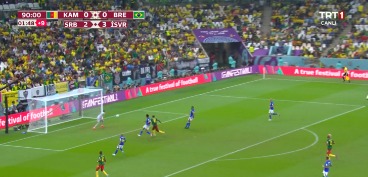 Son dakika: Aboubakar yine sahnede! Kamerun - Brezilya maçında Dünya Kupası tarihine geçen an! Golü attı, oyundan atıldı... G4