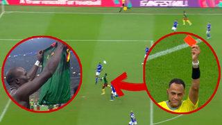 Son dakika: Aboubakar yine sahnede! Kamerun - Brezilya maçında Dünya Kupası tarihine geçen an! Golü attı, oyundan atıldı...