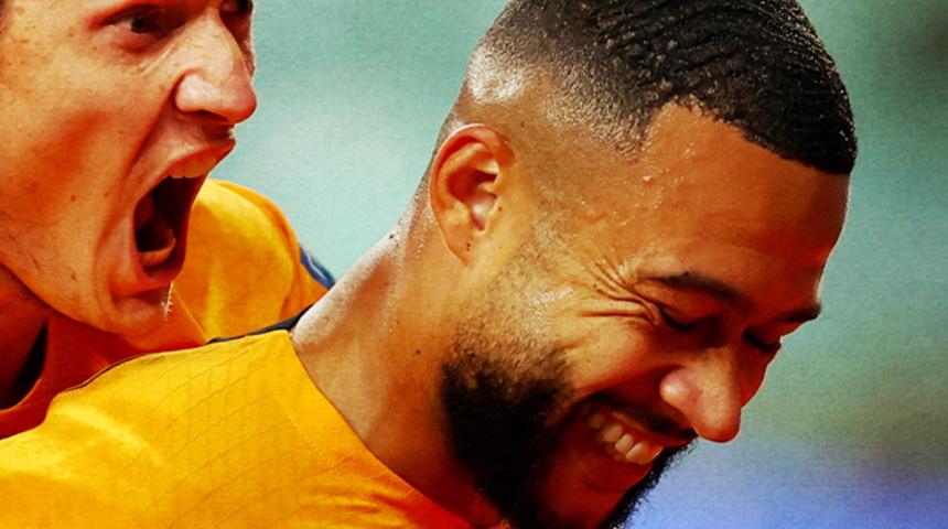 Son dakika: Hollanda, ABD'yi devirdi ve çeyrek finale adını yazdırdı! Denzel Dumfries şov yaptı...