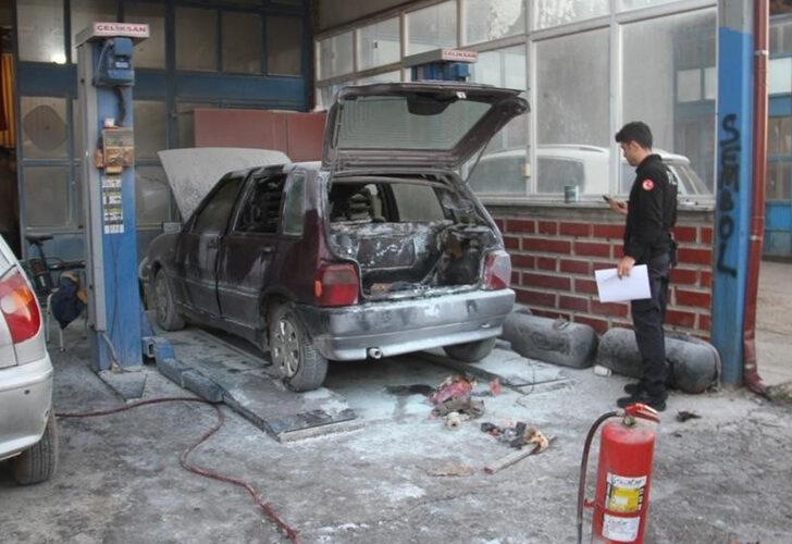 Faciadan dönüldü! LPG'li araç tamir sırasında patladı: 5 kişi yaralandı