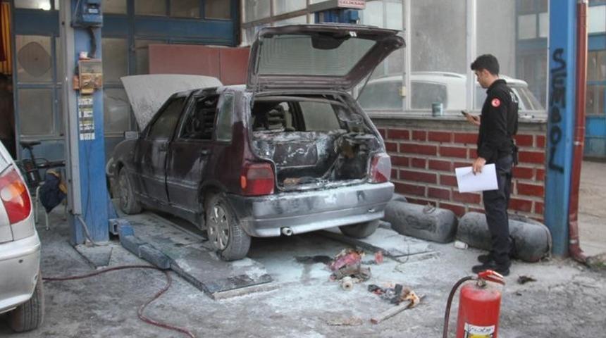 Faciadan dönüldü! LPG'li araç tamir sırasında patladı: 5 kişi yaralandı