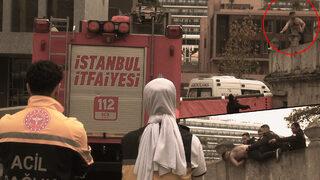 Tophane'deki tarihi caminin bahçesinde hareketli anlar! Ortalığı birbirine katıp ekipleri alarma geçirdi