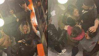 Beşiktaş'taki büfede sıra kavgası! Genç kadın sinir krizi geçirdi