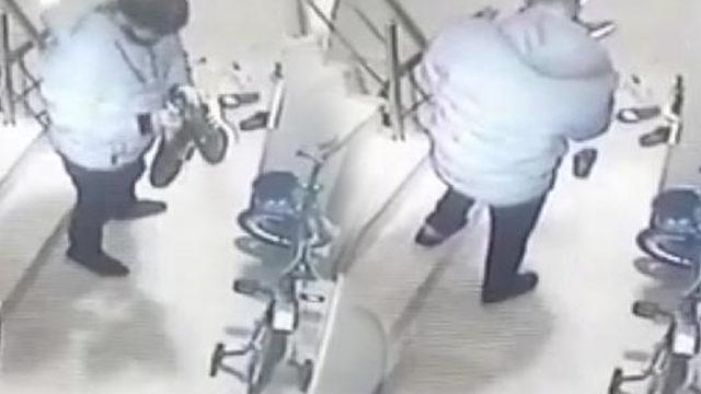 Görüntüleri izleyince şaştı kaldı! Ayakkabıları tek tek koklayıp...