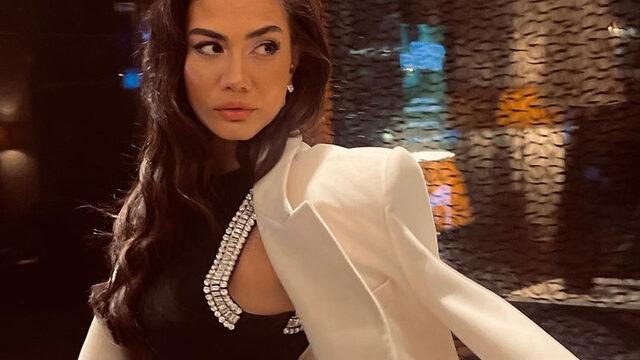 Demet Özdemir'in Altın Kelebek kostümü olay oldu! Twitter'da trend listesine girdi
