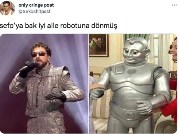 Sefo'nun Altın Kelebek kostümü dalga konusu oldu! Bakın neye benzetildi G1