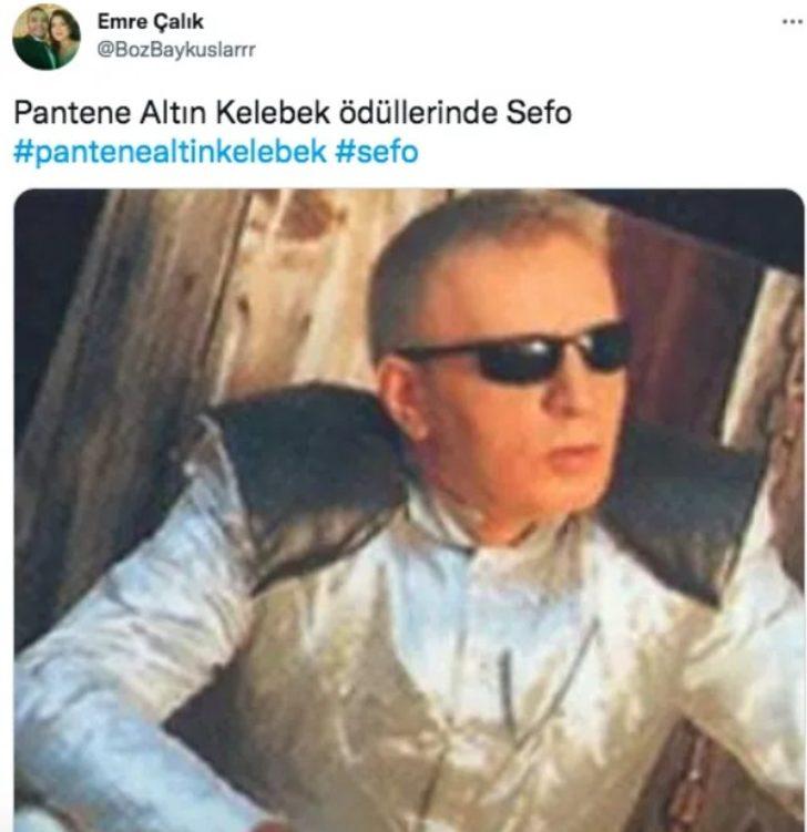 Sefo'nun Altın Kelebek kostümü dalga konusu oldu! Bakın neye benzetildi G4