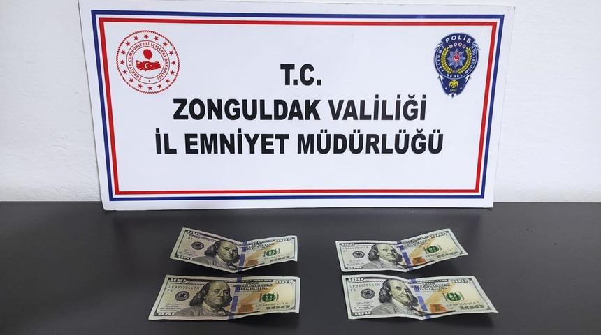 Zonguldak'ta sahte dolarla yakalanan 3 şüpheli adli kontrolle serbest bırakıldı