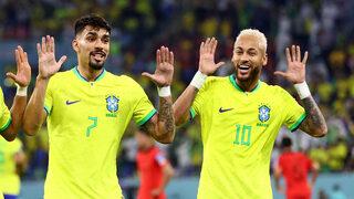 Son dakika: Brezilya güle oynaya çeyrek finalde! Güney Kore'yi çok farklı geçtiler...