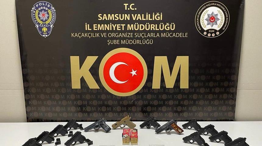 Samsun’da silah ticareti operasyonu: 6 gözaltı
