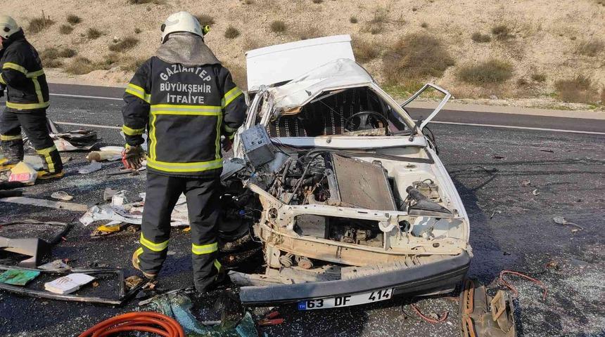 Gaziantep’te feci kaza: 1 ölü, 2 ağır yaralı