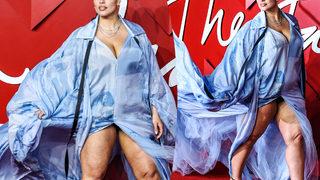 Kocamla evlenene kadar sevişmedim demişti! Ashley Graham doğal bedeniyle İngiliz Moda Ödülleri'ne damga vurdu